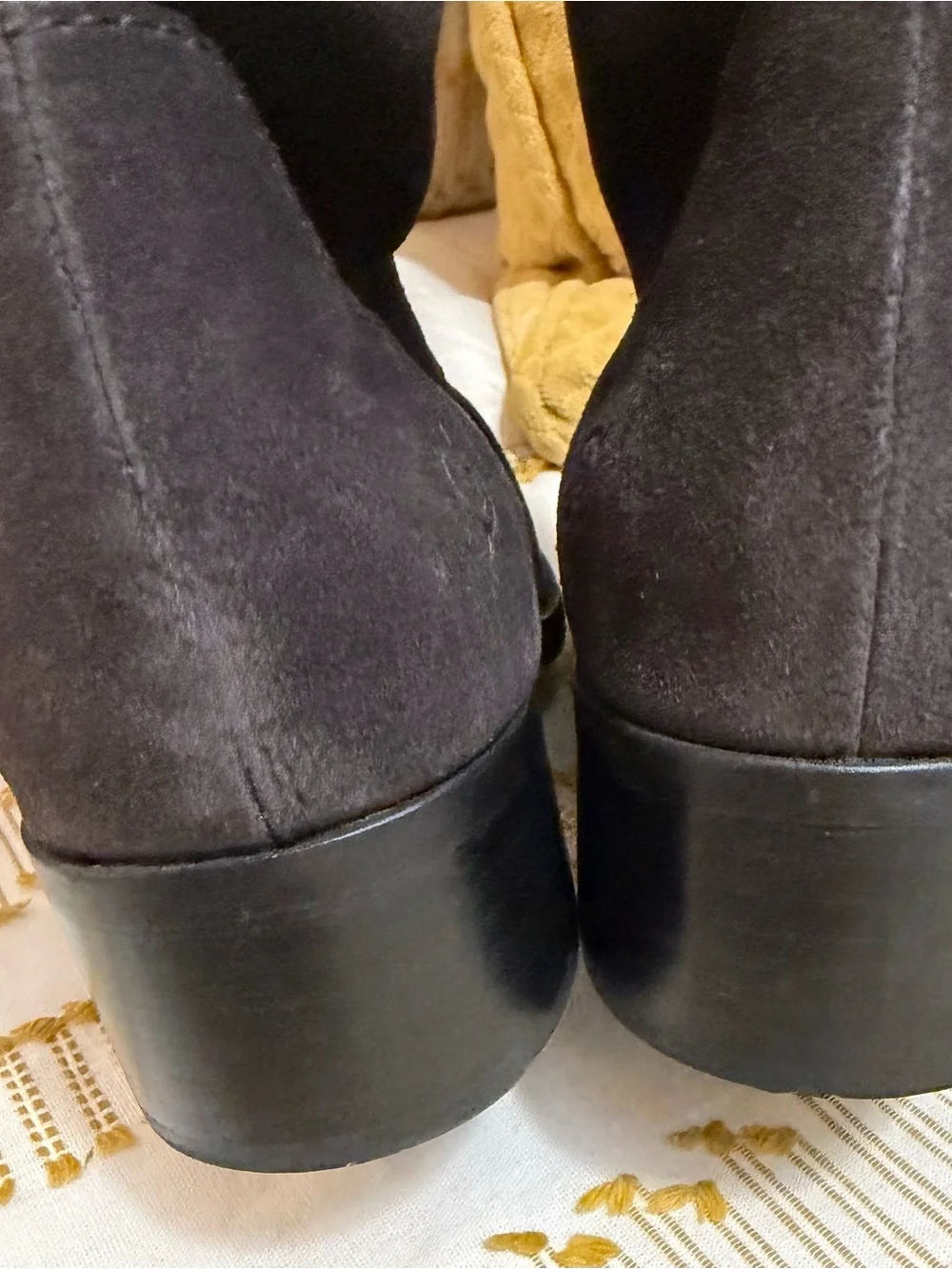 Born Women's Over-the-Knee Suede Boots in Dark Brown